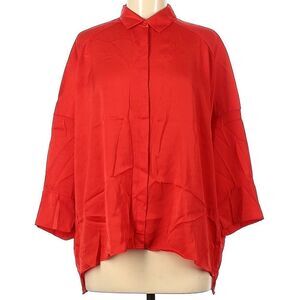 TRUTH by Republic oversized button front top size Small